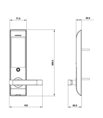 Khóa điện tử HAFELE DL7900