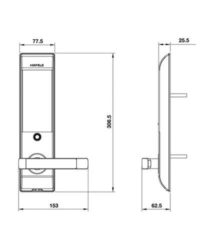 Khóa điện tử HAFELE EL7500-TC