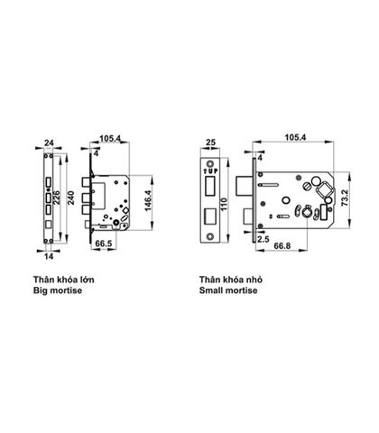 Khóa điện tử HAFELE EL7500-TC