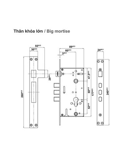Khóa điện tử BAUMA BM600