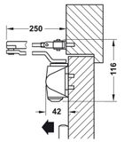 TAY CO THỦY LỰC HAFELE 60KG 931.84.239