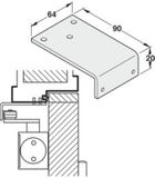 TAY CO THỦY LỰC HAFELE 100Kg DCL51 931.84.669