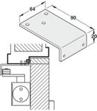 TAY CO THỦY LỰC HAFELE 60Kg DCL11 931.84.659