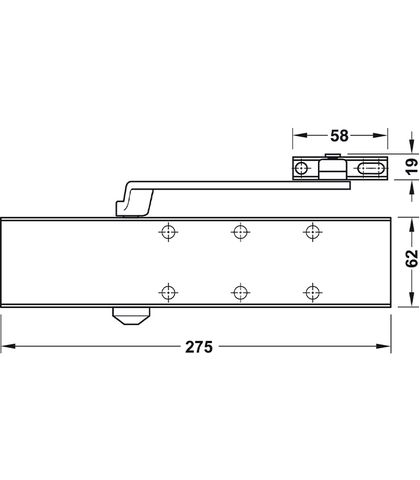 TAY CO THỦY LỰC HAFELE 150KG DCL55 931.84.769