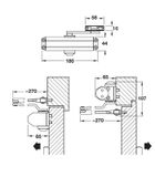 TAY CO THỦY LỰC HAFELE 60KG DCL11 931.84.643