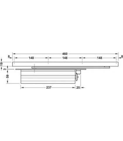 TAY CO THỦY LỰC HAFELE 80KG 931.84.269