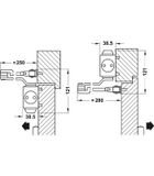 TAY CO THỦY LỰC HAFELE 100Kg DCL51 931.84.669