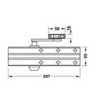 TAY CO THỦY LỰC HAFELE 80KG 931.84.623