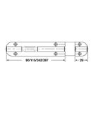 CHỐT AN TOÀN 152MM HAFELE 489.71.311