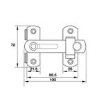 CHỐT AN TOÀN HAFELE 489.71.680