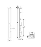 CHỐT ÂM 305MM HAFELE 489.71.460