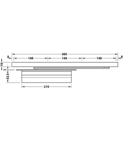 TAY CO THỦY LỰC HAFELE 60KG 931.84.279