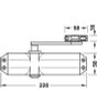 TAY CO THỦY LỰC HAFELE 60Kg 931.84.229