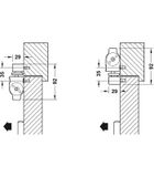 TAY CO THỦY LỰC HAFELE 80Kg DCL83 931.84.289