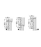 TAY CO THỦY LỰC HAFELE 80Kg DCL55 931.84.139