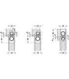 TAY CO THỦY LỰC HAFELE 150Kg 931.84.006