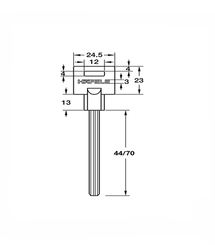 CHỐT AN TOÀN CỬA TỐI ĐA 45MM HAFELE 911.62.389