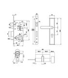 BỘ TAY NẮM ĐẾ DÀI KIỂU J HAFELE 499.62.501