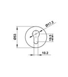 TAY NẮM GẠT HAFELE 499.62.546