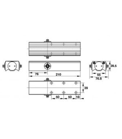 TAY CO THỦY LỰC HAFELE 100KG EN2-5 931.77.139
