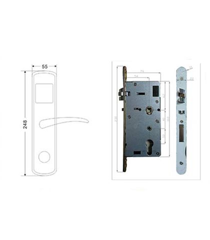 KHÓA THẺ TỪ KHÁCH SẠN WIKILOCK WK-603