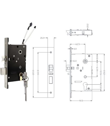 KHÓA THẺ TỪ KHÁCH SẠN WIKILOCK WK-2025