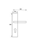 TAY NẮM CỬA CHÍNH HAFELE MỞ PHẢI 903.98.465