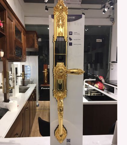 Khóa điên tử Archie mạ vàng 24K