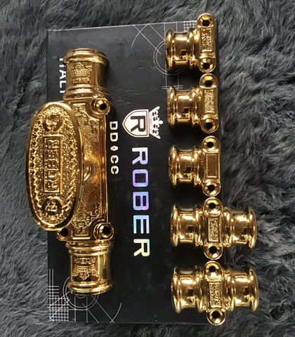 Chốt Kemon cửa đi Rober mạ vàng 24K