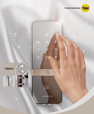 Khóa cửa kính Yale YDR 313