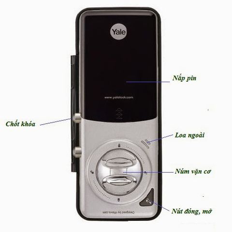 Khóa cửa kính Yale YDR 313