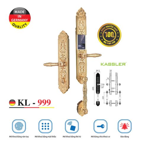 Khóa vân tay tân cổ điển Kassler KL939