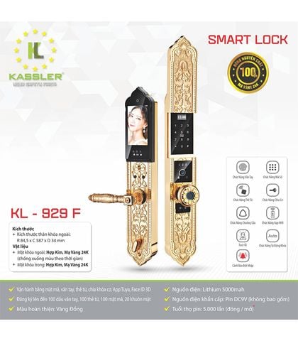 Khóa điện tử Kassler KL929F