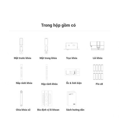 Khóa điện tử XIAOMI PUSH & PULL