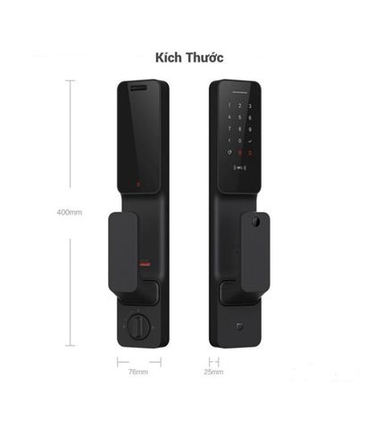 KHÓA VÂN TAY XIAOMI PUSH & PULL PHIÊN BẢN 2019