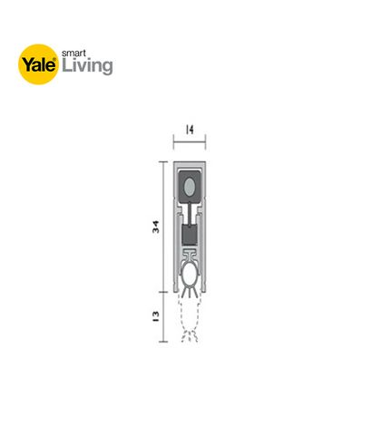 THANH CHẮN BỤI DẠNG CHỐT TỰ ĐỘNG YALE RP8SI A8SIC48