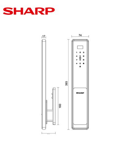 Khóa điện tử SHARP S6-B PRO