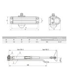 TAY CO THỦY LỰC 45KG EN2 HAFELE 489.30.012