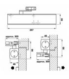 TAY CO THỦY LỰC 200KG HAFELE 931.16.579