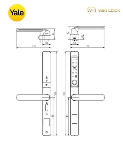 KHÓA THÔNG MINH YALE YDMA 100NP