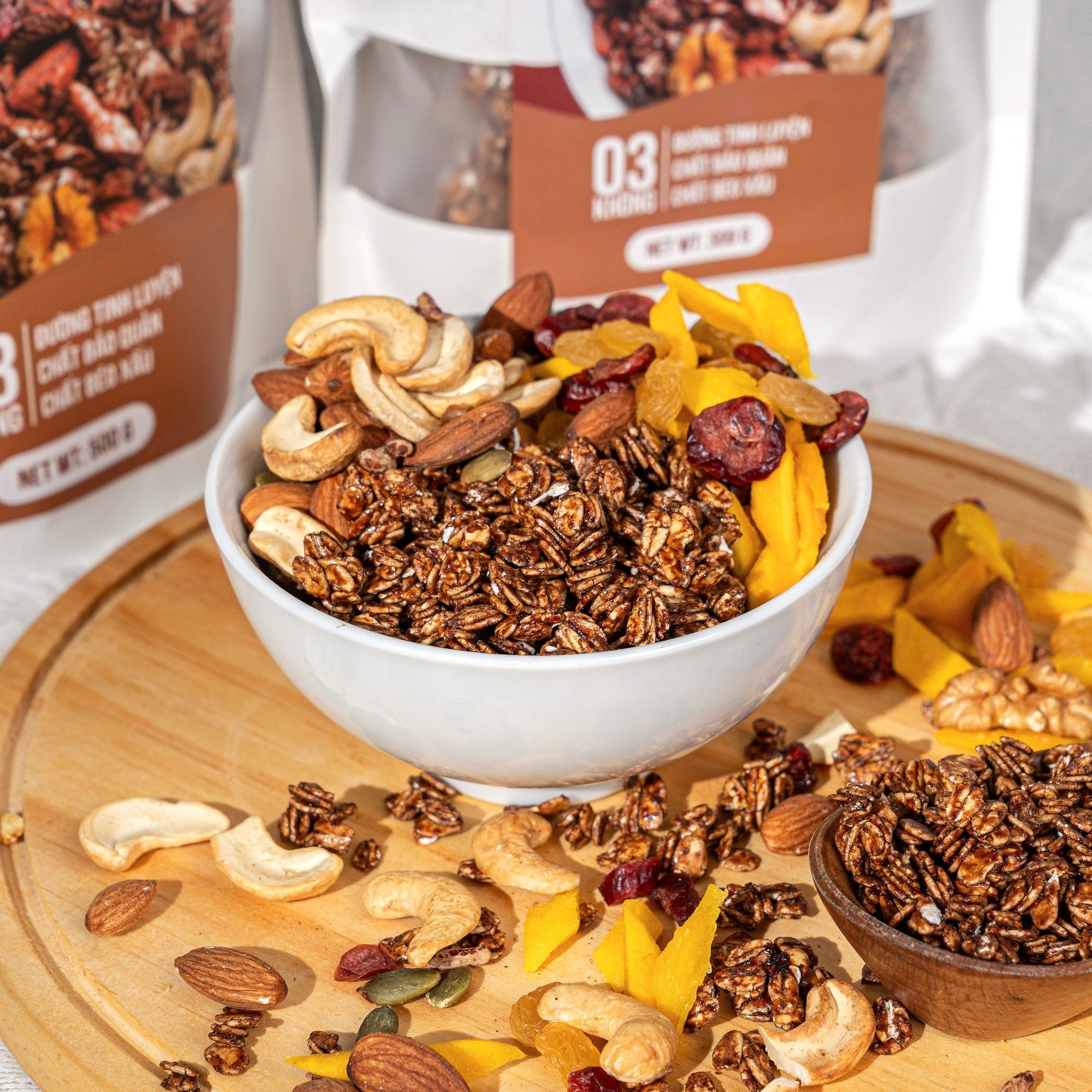 Granola siêu hạt ngũ cốc giảm cân ăn kiêng, không đường healthy, eatcl – GLOW FOOD
