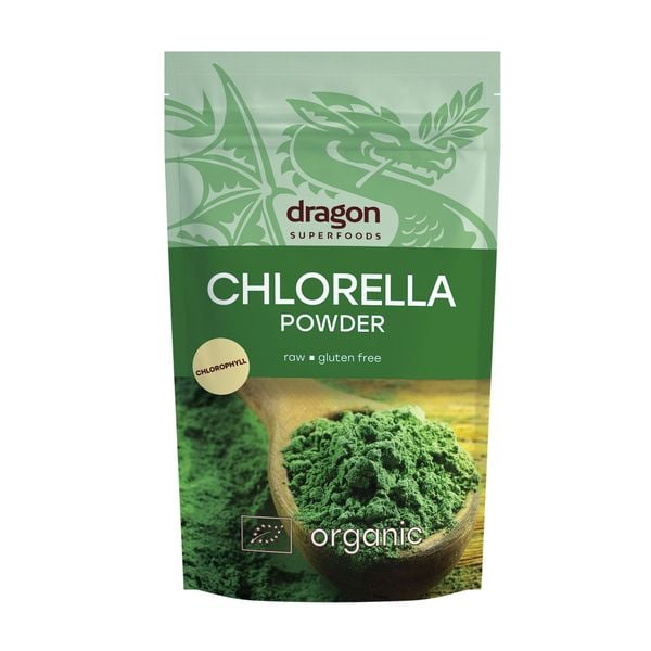 Bột tảo lục Chlorella hữu cơ Dragon Superfoods