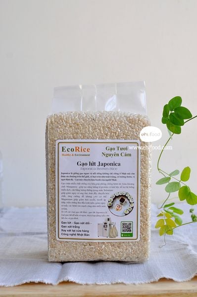 Gạo xát dối Japonica hữu cơ