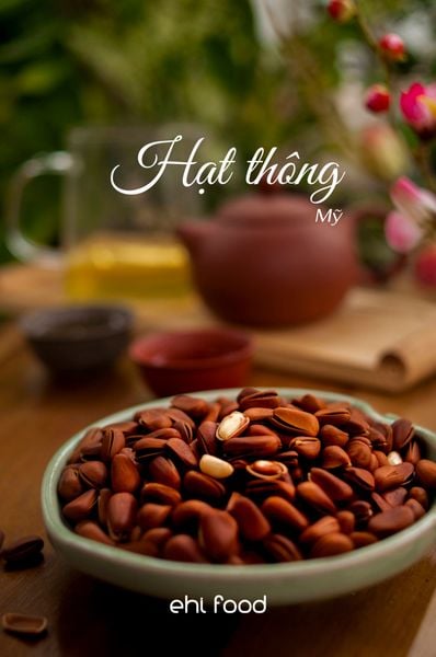 Hạt thông Mỹ sấy nguyên vị ăn liền