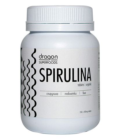 Viên tảo xoắn Spirulina hữu cơ Dragon Superfoods