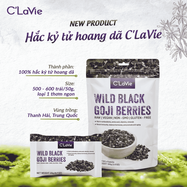 Hắc kỷ tử hoang dã C'LaVie