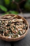 Trà gạo lứt tâm sen cam thảo