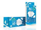  Khẩu trang kf94 kháng khuẩn 4 lớp màu trắng hộp 10 cái 