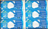  Khẩu trang kf94 kháng khuẩn 4 lớp màu trắng hộp 10 cái 