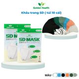  Khẩu trang 5D Nhật (túi 10 cái) 